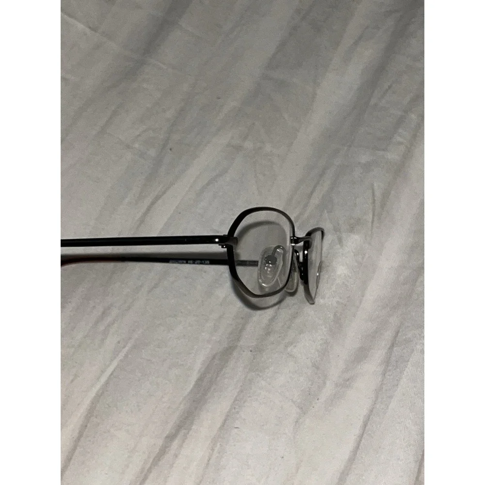 CE-TRU 1405 Brown Oval New Rare 46-20-135 Metal‎ Full Rim Eyeglasses Frame